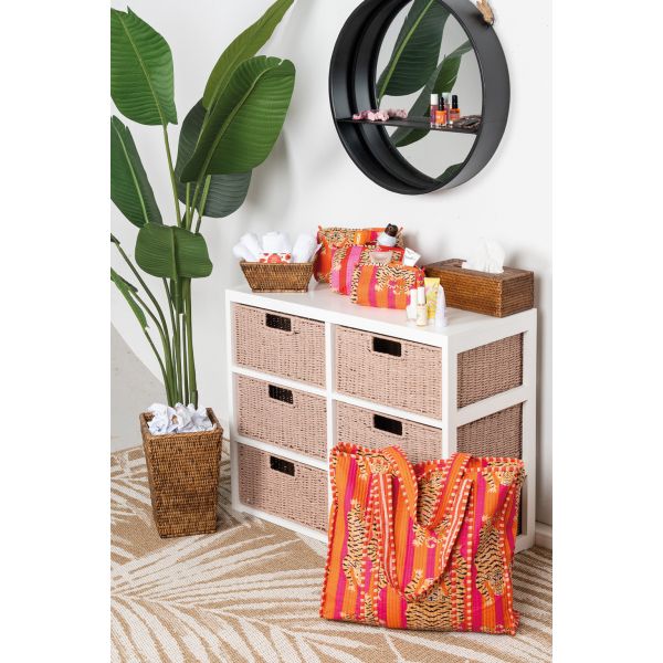 Corbeille à papier en rotin carrée - 54,90