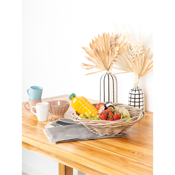 Corbeille en poelet gris - AUBRY GASPARD