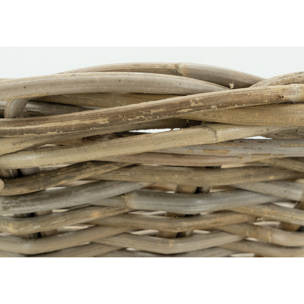 Corbeille en poelet gris - AUB-7283