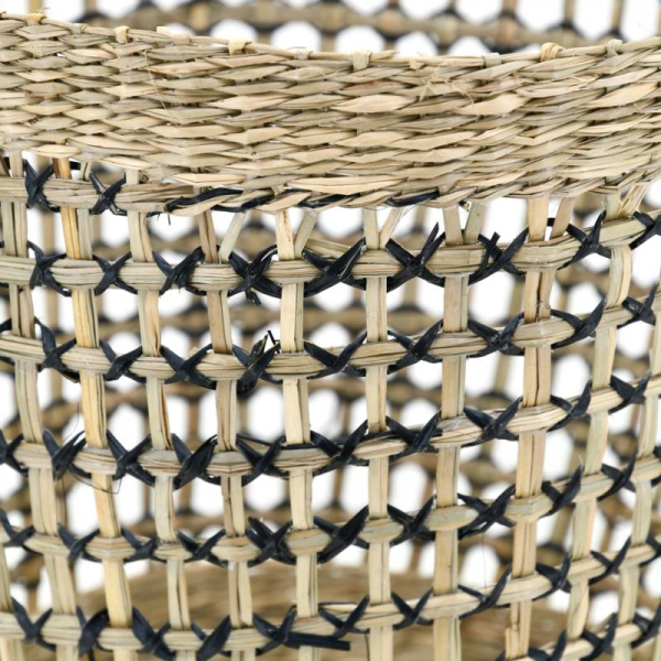 Corbeille à papier en jonc tressé - AUBRY GASPARD