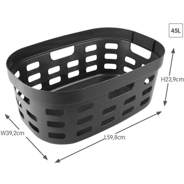 Corbeille à linge en plastique 45 l