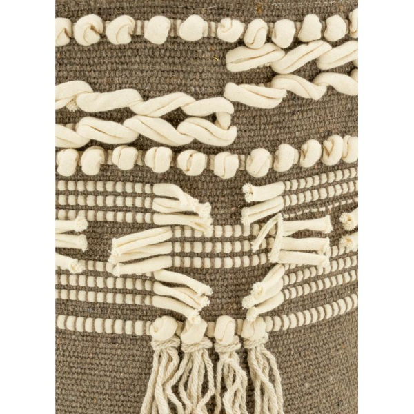 Corbeille de rangement en coton recyclé - AUB-7208