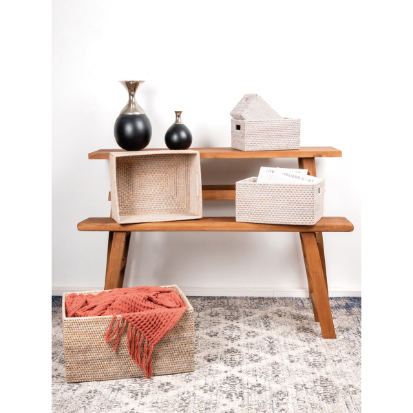 Corbeille rangement en rotin - AUBRY GASPARD