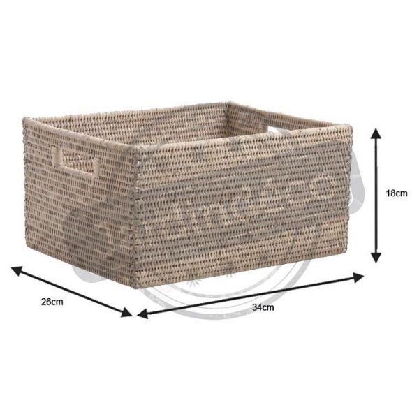 Corbeille rangement en rotin - AUBRY GASPARD