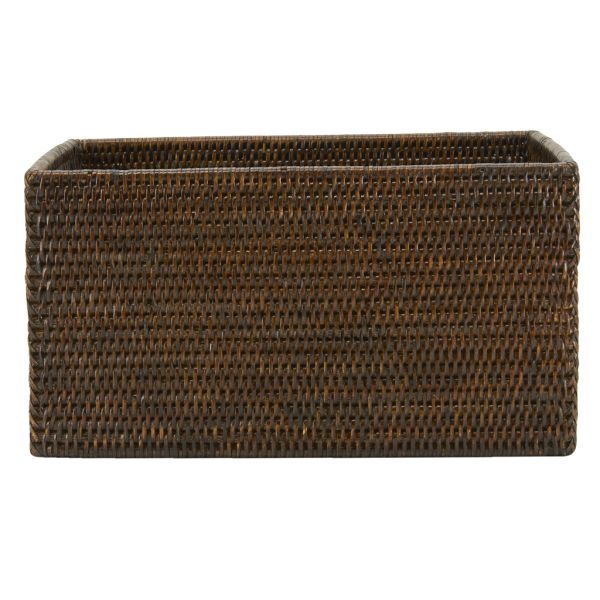 Panier de rangement en rotin antique - AUB-4985