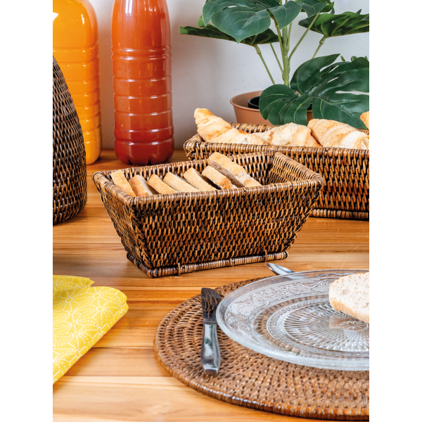 Corbeille rectangulaire en rotin Banneton - 5