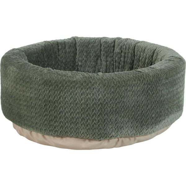 Corbeille ronde pour chat en fourrure Olympe 40 cm - ZOL-2401