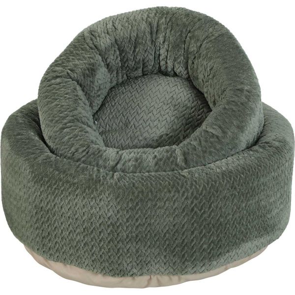Corbeille ronde pour chat en fourrure Olympe 54 cm - 36,90