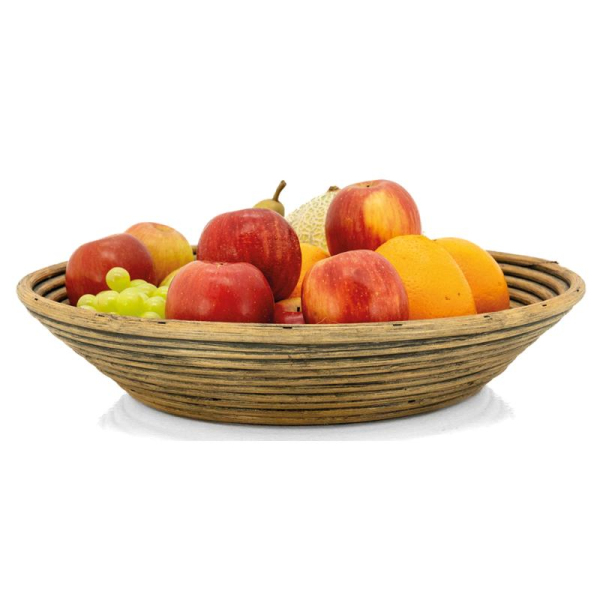 Corbeille ronde en rotin - 18,90