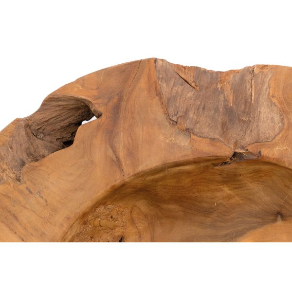 Corbeille en teck naturel - 59,90