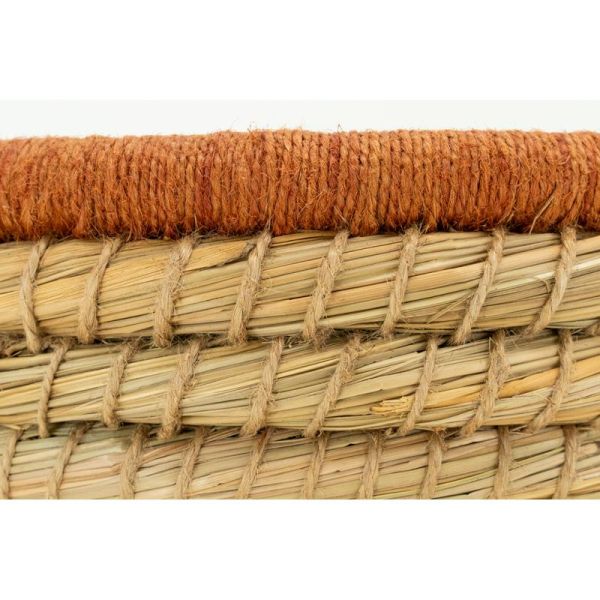 Corbeilles en Jute et Jonc rouille - 24,90