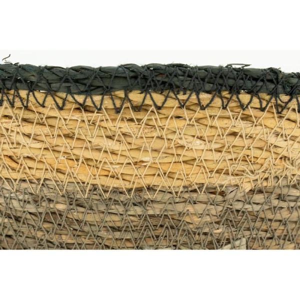 Corbeilles ovales en jonc brun - 14,90
