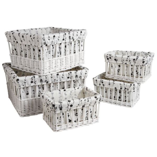 Corbeilles de rangement en osier