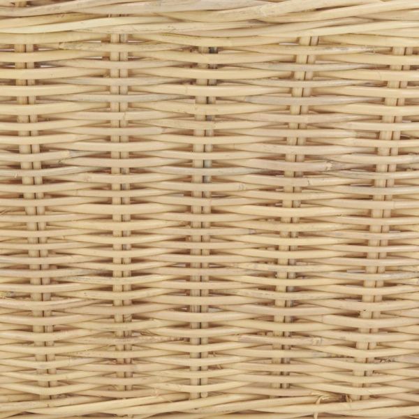 Corbeille à linge en rotin naturel - AUB-6474