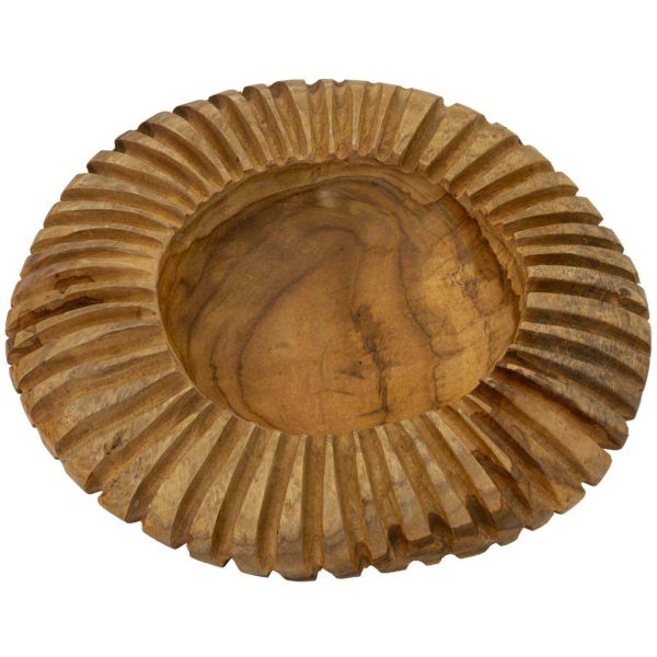 Coupe ronde en teck Geris - 44,90