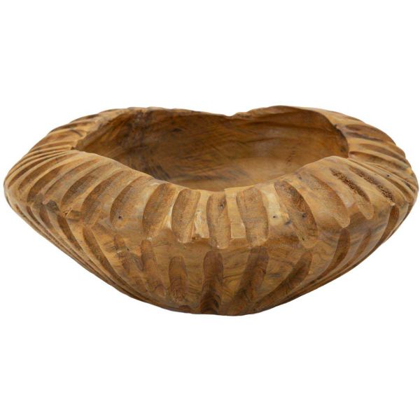 Coupe ronde en teck Geris