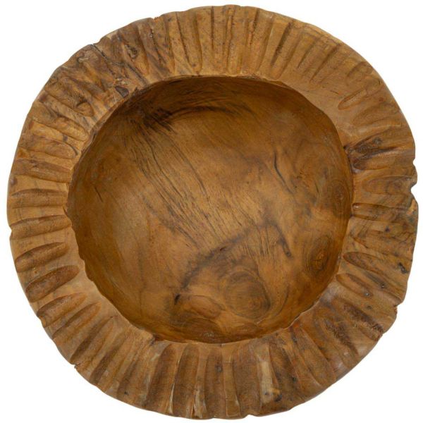 Coupe ronde en teck Geris - 28,90