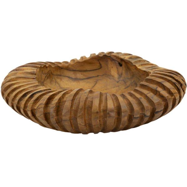 Coupe ronde en teck Geris