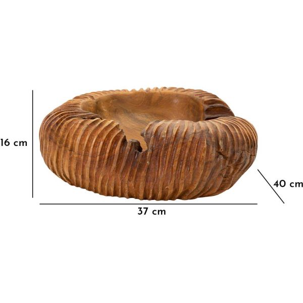 Coupe en teck Garit - MAU-0480