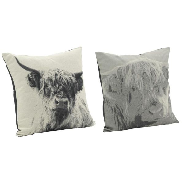 Coussin Vache en coton (Lot de 2)