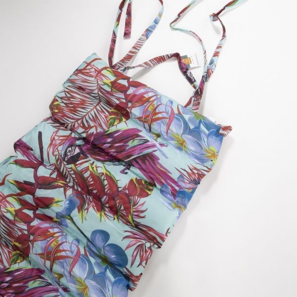 Coussin bain de soleil nomade à motifs - 