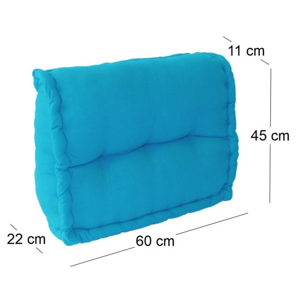 Coussin cale-rein en coton coloré - 18,50