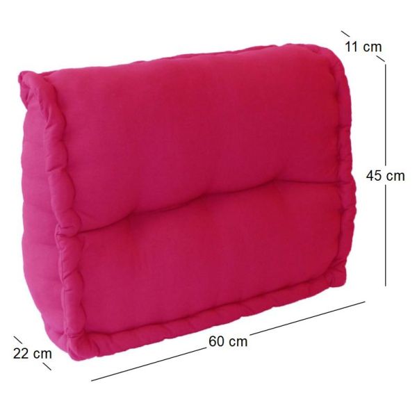 Coussin cale-rein en coton coloré - 18,50
