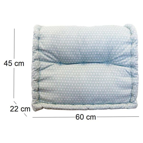 Coussin cale-rein en coton imprimé - 34,90