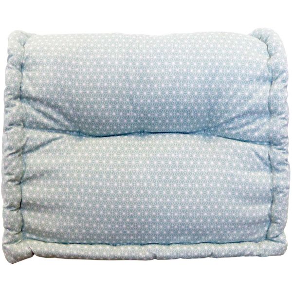 Coussin cale-rein en coton imprimé