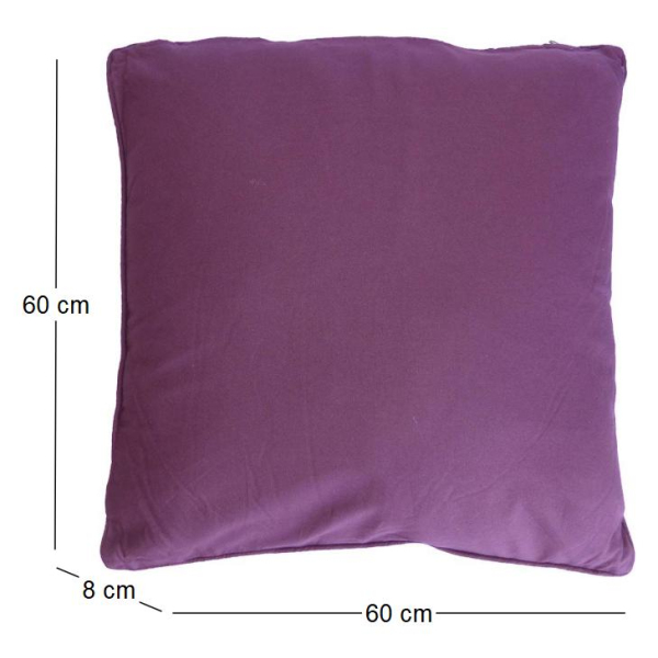 Coussin carré pour dossier de canapé 60 cm - 6