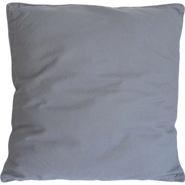 Coussin carré pour dossier de canapé 60 cm (gris)