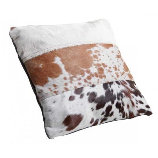 Coussin en peau de vache véritable modèle aléatoire
