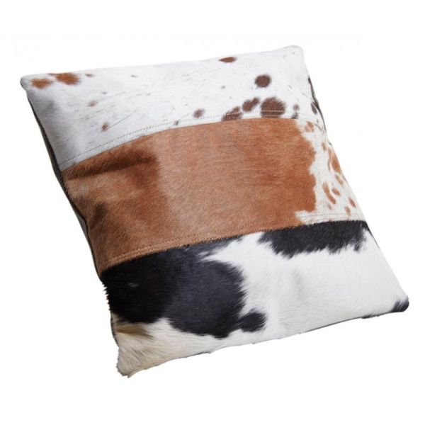Coussin en peau de vache véritable modèle aléatoire - AUB-5707