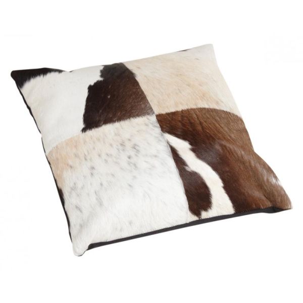 Coussin en peau de vache véritable modèle aléatoire