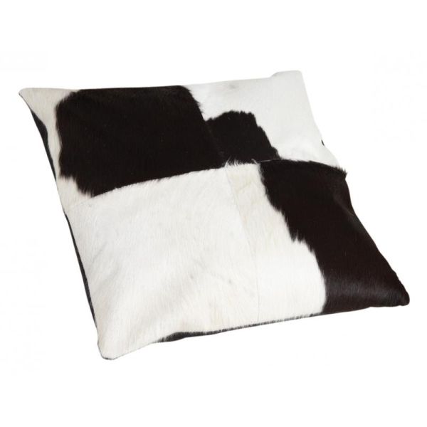 Coussin en peau de vache véritable - AUB-5708