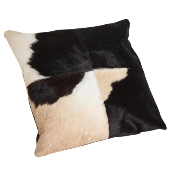 Coussin en peau de vache véritable modèle aléatoire - AUB-5708