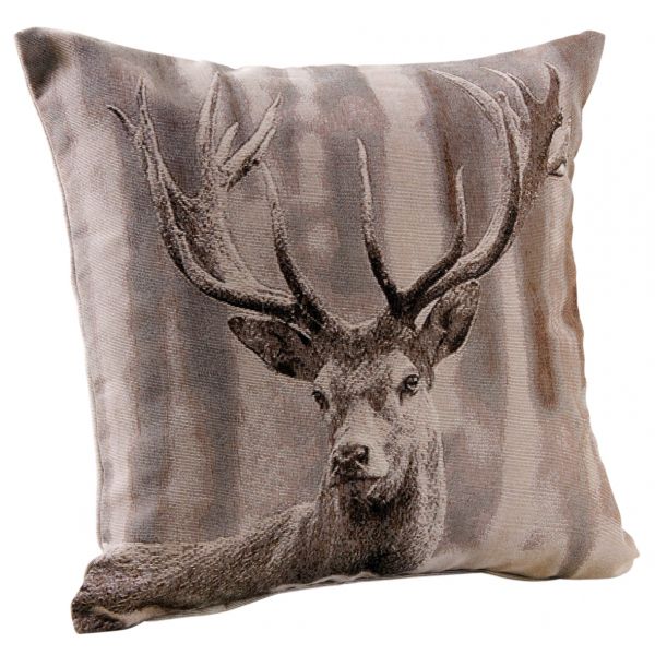 Coussin cerf en coton et polyester (Lot de 2) - 34,90