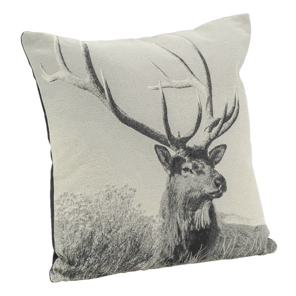 Coussin cerfs en coton (lot de 2) - AUB-5646