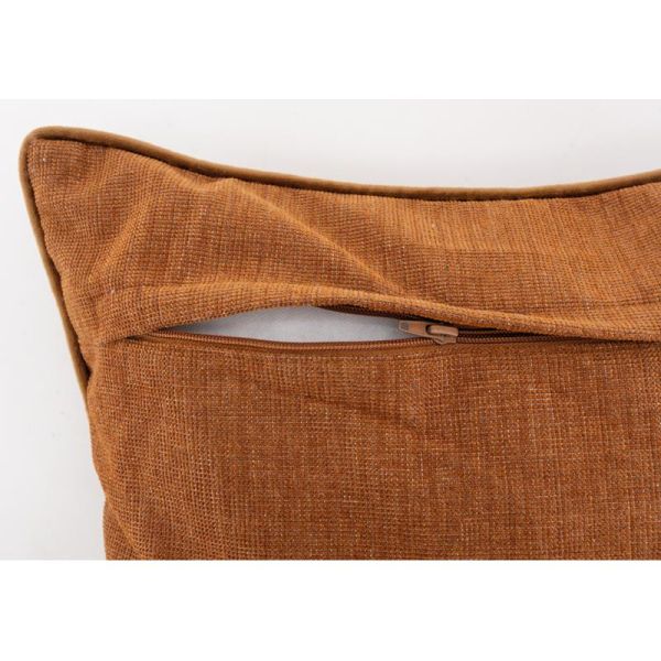 Coussin en coton velours Rouille - 26,90