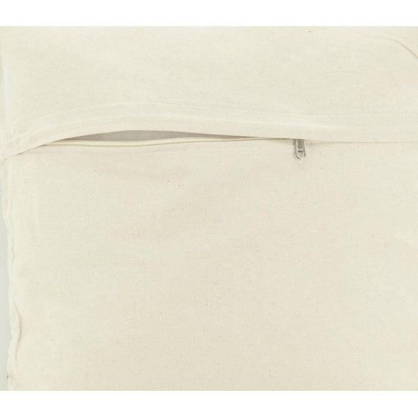 Coussin à fleurs marron - 6