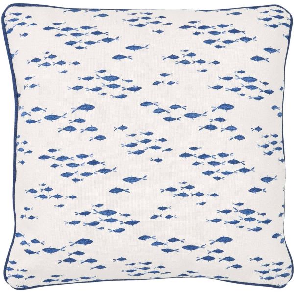 Coussin en coton Sea 45 x 45 cm