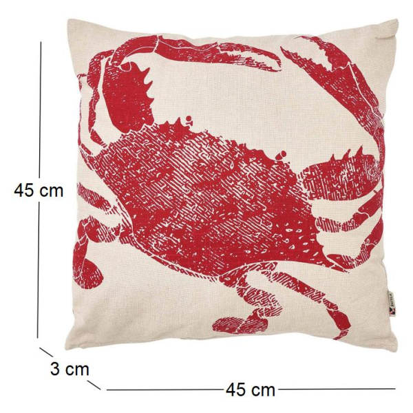 Coussin en coton Sea 45 x 45 cm - 5