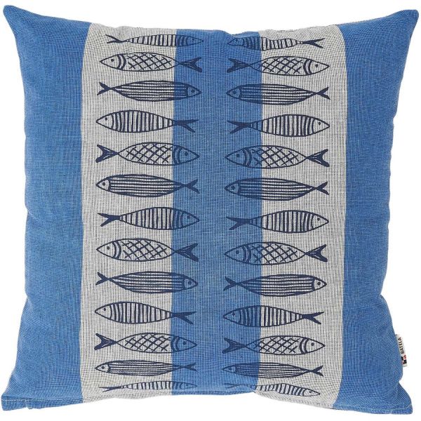 Coussin en coton Sea 45 x 45 cm