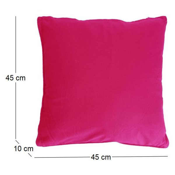 Coussin en coton coloré Salsa 45 cm - COT-0737
