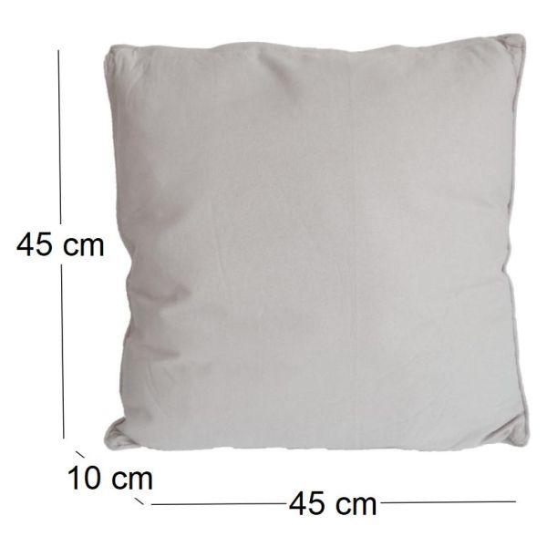 Coussin en coton coloré Salsa 45 cm - COT-0734