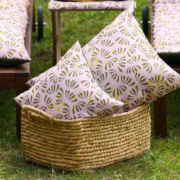 Coussin décoratif en tissu Délicatesse - JARDIN PRIVE