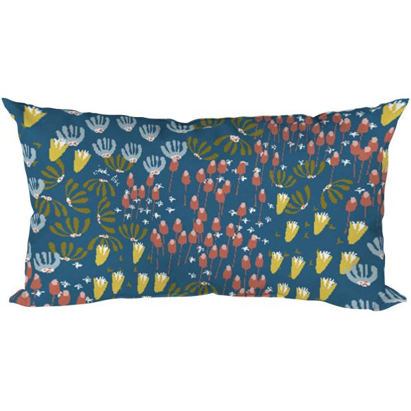 Coussin décoratif en tissu imprimé Eveil