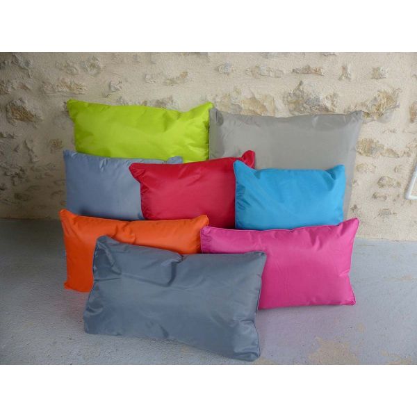 coussin exterieur, 60x60, design, deco, jardin, impermeable, rouge