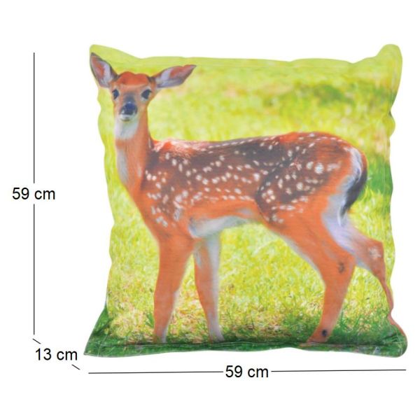 Coussin extérieur imperméable daim - 5