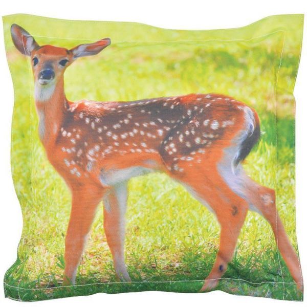 Coussin extérieur imperméable daim